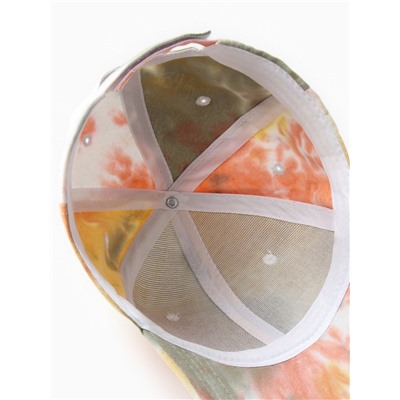 Кепка женская MINAKU Tie-dye, оранжевая, размер 54-56