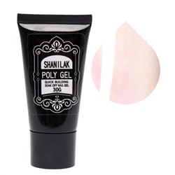 SHANILAK Полигель для наращивания ногтей 010, прозрачный розовый 11578