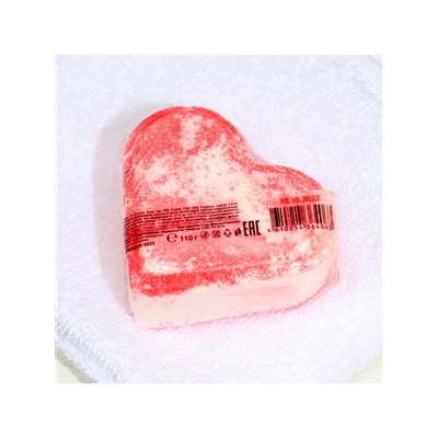 Бомбочка для ванн Love с пенкой, 110 г