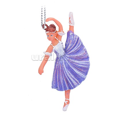 Полирезиновая подвеска "Балерина Анастасия" 7 см.