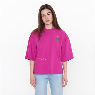 Футболка женская Mark Formelle, цвет фуксия, размер 44