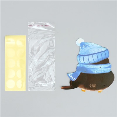 Пакет под сладости новогодний «Снегирь», 11×6 см