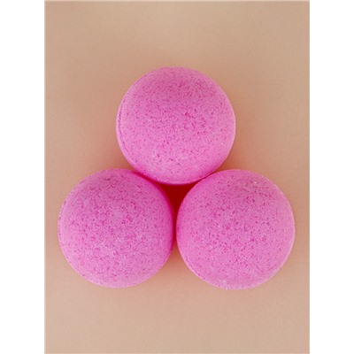 Бомбочки для ванны «Волшебного праздника», аромат малиновый пирог, 3×120 г, URAL LAB