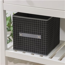 Короб стеллажный для хранения Доляна «Кло», 25×25×25 см, чёрный