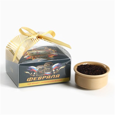 Чай подарочный «23 февраля» вкус: тропический, 50 г