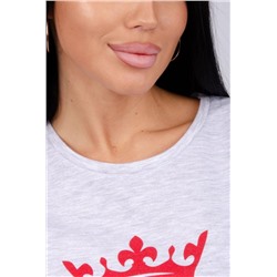 Пижама Карты (Светло-серый меланж)