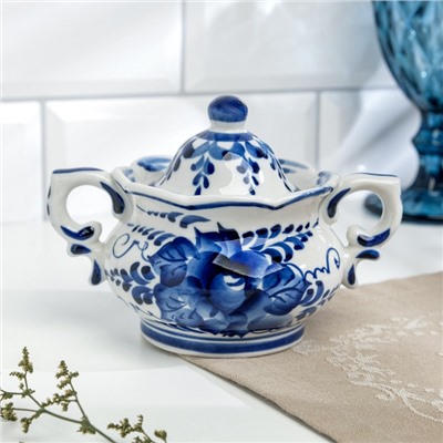 Сахарница фарфор гжель «Секрет»