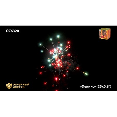 Фейерверк ОС6320 Феникс (0,8" х 25)