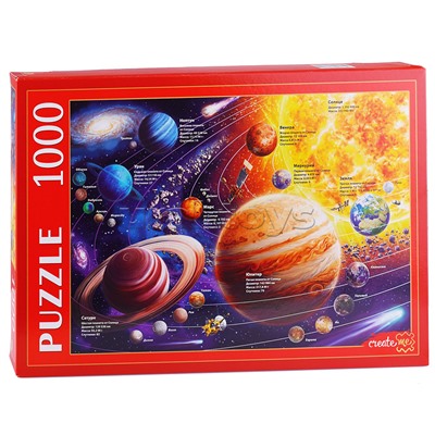 Пазлы 1000 "Солнечная система"
