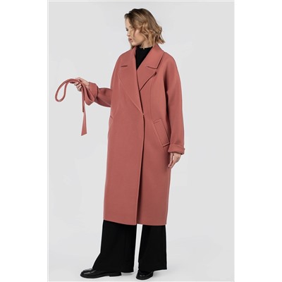 01-12230 Пальто женское демисезонное (пояс)