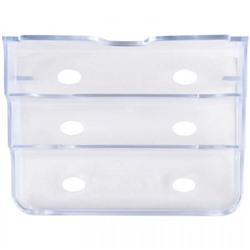 Подставка для визитных карточек пластиковая 3 отделения прозрачная ВТ11 Стамм