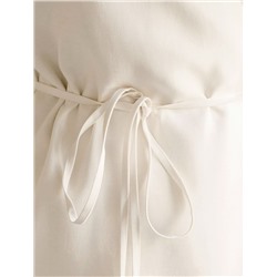 Жилет на запАх с поясом из плотного лиоцелла