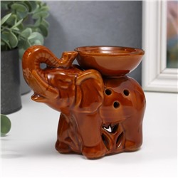 Аромалампа для эфирных масел «Слон», 10×13.5×7 см, МИКС