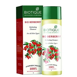 Biotique Berberry Milk Deep Cleanse Hydrating Make Up Remover/Биотик Барбарис Очищающий Тонер для снятия макияжа 120мл