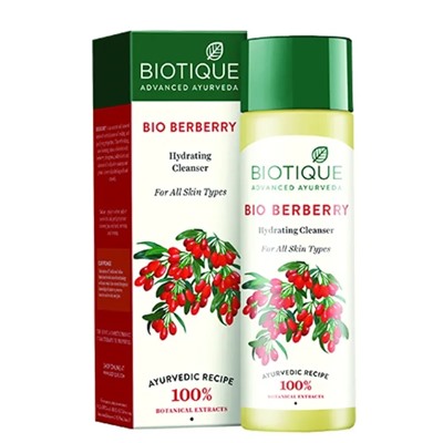 Biotique Berberry Milk Deep Cleanse Hydrating Make Up Remover/Биотик Барбарис Очищающий Тонер для снятия макияжа 120мл