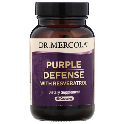 Dr. Mercola, Purple Defense with Resveratrol, 90 Capsules