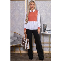 Блуза Жозетта (терракот) Б14738-3М
