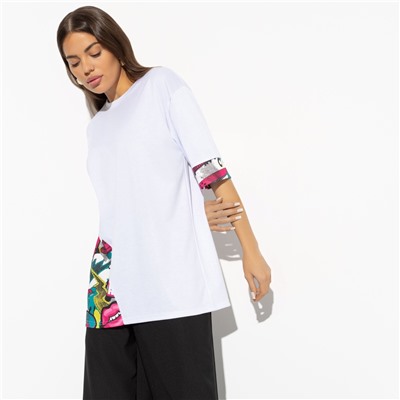 Футболка с асимметричной отделкой, Очевидное отличие