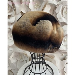 Волна бантик-бисер кролик Берет женский (56-58)