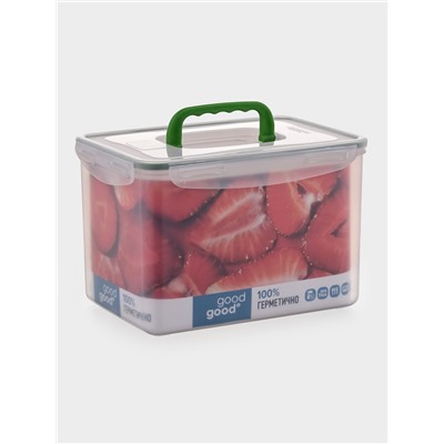 Контейнер пищевой Good & Good, 4.5 л, с герметичной крышкой