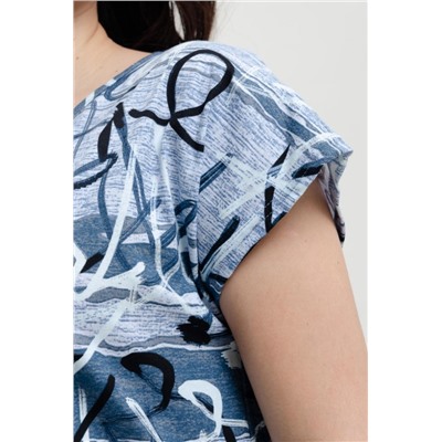 Платье 032 (Голубой)