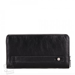 Клатч мужской кожаный 3083H black Heanbag