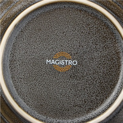 Салатник Magistro Urban, 600 мл, d=16 см, фарфор, серый