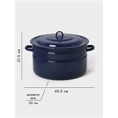 УЦЕНКА Бак 20 л (синий рябчик)Без декора