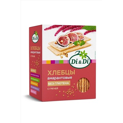 Хлебцы амарантовые кукурузно-рисовые с гречей 195г ЭКОПРОДУКТЫ, 1183451