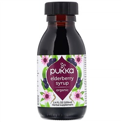 Pukka Herbs, Organic Elderberry Syrup, 3.4 fl oz (100 ml)