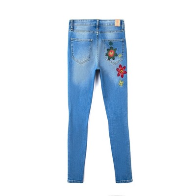 Skinny CONTE Ультрамодные джинсы Skinny с вышивкой CON-32