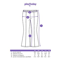 Брюки трикотажные для девочек