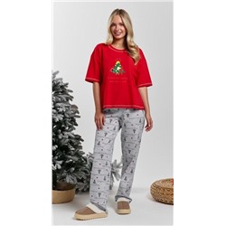 Костюм женский Праздник-3.1 (Красный)