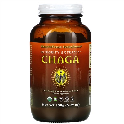 HealthForce Superfoods, Integrity Extracts Chaga, 5.29 oz (150 g)