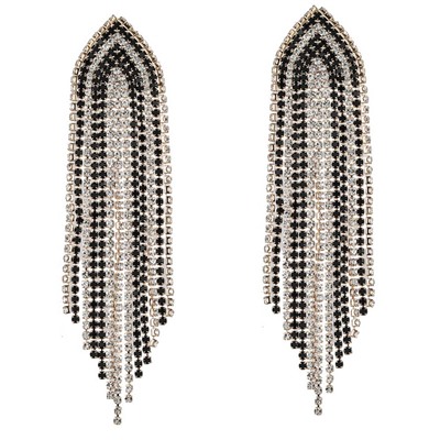 Серьги длинные на гвоздиках арт. 13 1667 (id 267300)