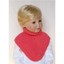 Воротник-манишка детская, шерсть