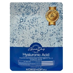 Тканевая маска для лица с гиалуроновой кислотой Grace Day, Корея, 27 мл Акция