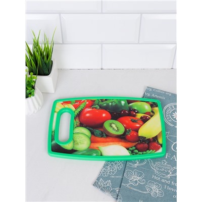 Доска разделочная 25x16х1 см / GB-2-1 /уп 48/ 200 гр