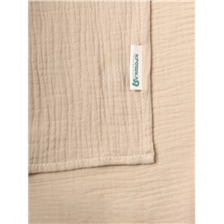 Полотенце - уголок муслиновое «Крошка Я», 75×75 см, хлопок 100%, бежевое