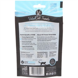 Vital Essentials, Vital Cat, высушенное сублимацией лакомство для кошек, пескарь, 0,5 унц. (14,2 г)