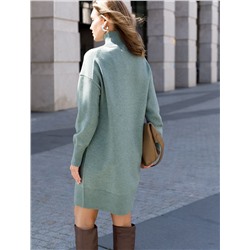 Платье из пряжи с кашемиром