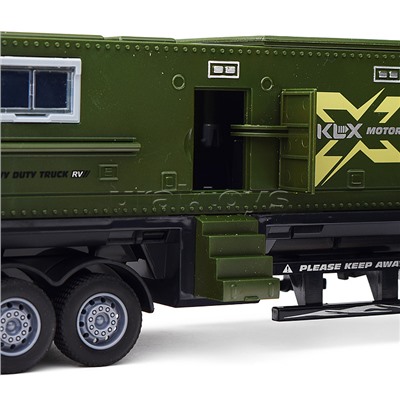 Машина "Фура Блок- контейнер" (свет,звук) в коробке