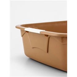 Туалет с сеткой, 44×33×11.5 см, бежевый/белый