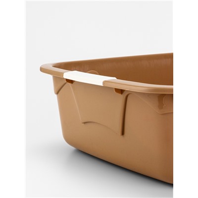 Туалет с сеткой, 44×33×11.5 см, бежевый/белый