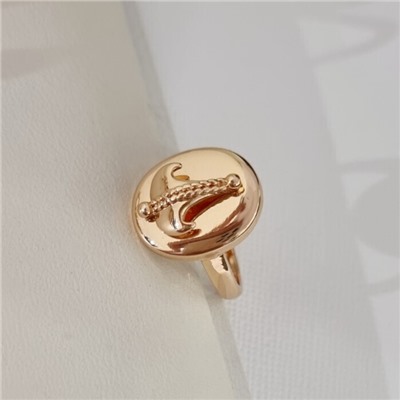 Кольцо 20 р ювелирной бижутерии коллекция "Дубай", покрытие позолота, арт.314.892-20