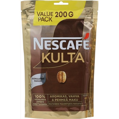 Nescafe. Kulta 200 гр. мягкая упаковка