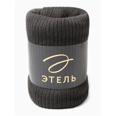 Плед с бахромой «Этель» Stee, 130×170 см, акрил 100%, серый