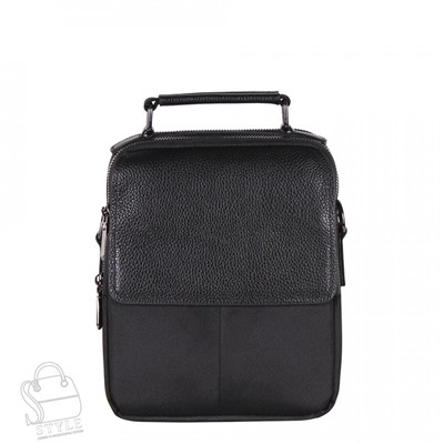 Сумка мужская кожаная 8208-3ST black S-Style