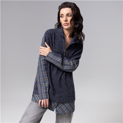 Свитшот утеплённый, Путешествие начинается (синяя туманность)