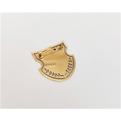 Брошь  с гравировкой Топ Мастер